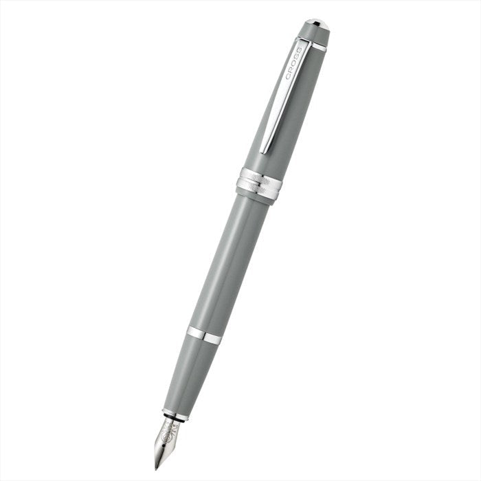 Cross Bailey Light Polished Gray Resin Fountain Pen - Extra Fine