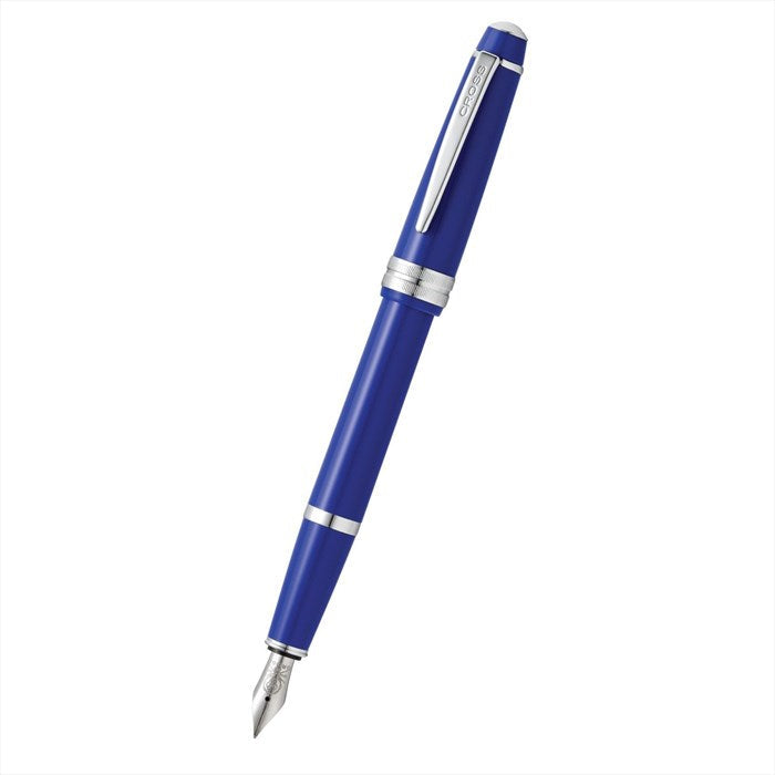 Cross Bailey Light Polished Blue Resin Fountain Pen - Extra Fine