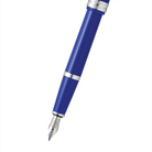 Cross Bailey Light Polished Blue Resin Fountain Pen - Extra Fine