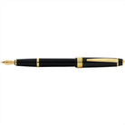 Cross Bailey Light Polished Black Resin and Gold Tone Fountain Pen - Extra Fine