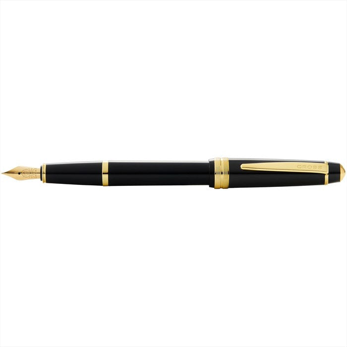 Cross Bailey Light Polished Black Resin and Gold Tone Fountain Pen - Extra Fine