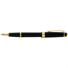 Cross Bailey Light Polished Black Resin and Gold Tone Fountain Pen - Extra Fine