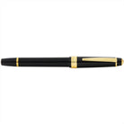 Cross Bailey Light Polished Black Resin and Gold Tone Fountain Pen - Extra Fine