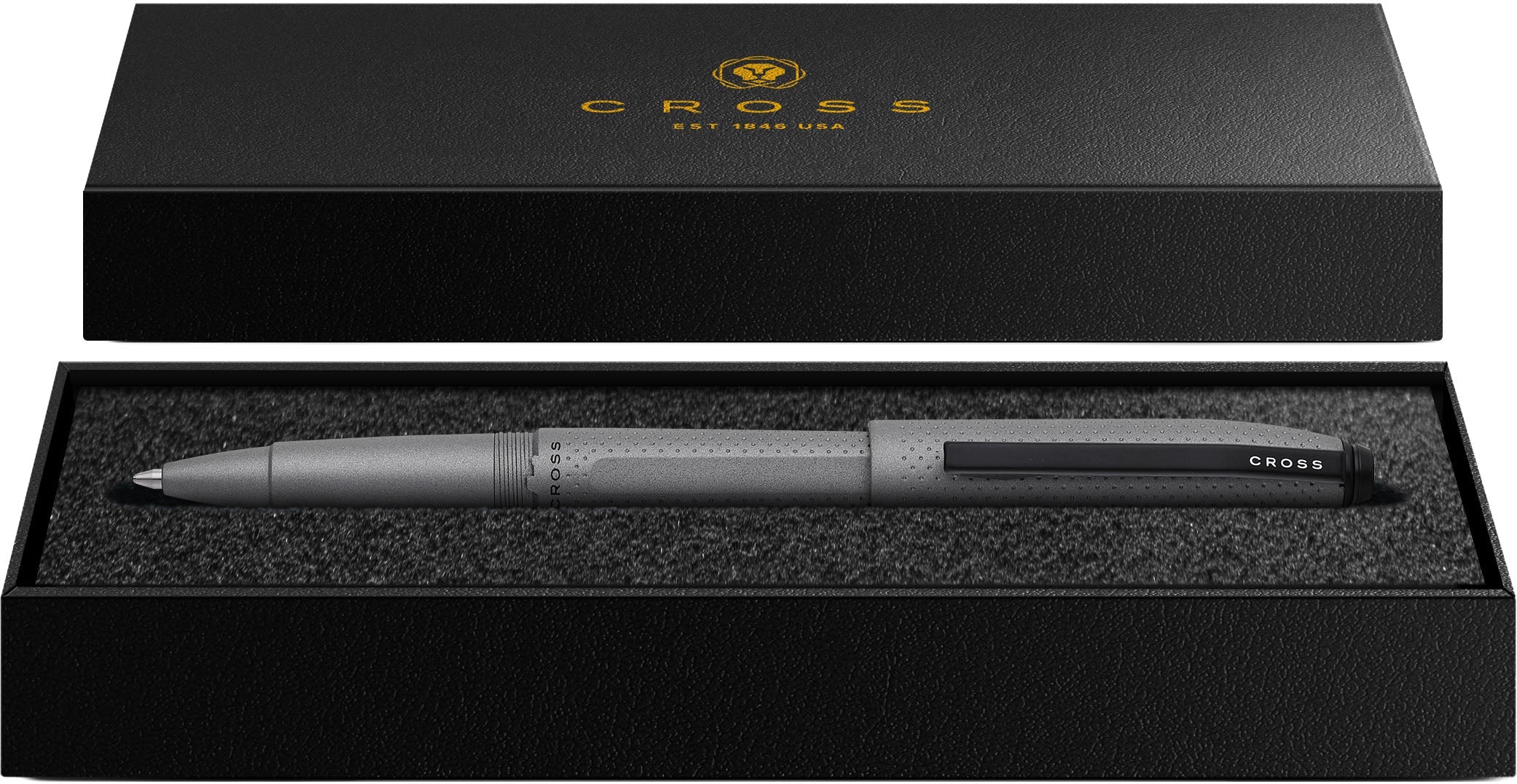 Cross Prism Graphite Resin with Polished Black Appointments Jumbo Ballpoint Pen