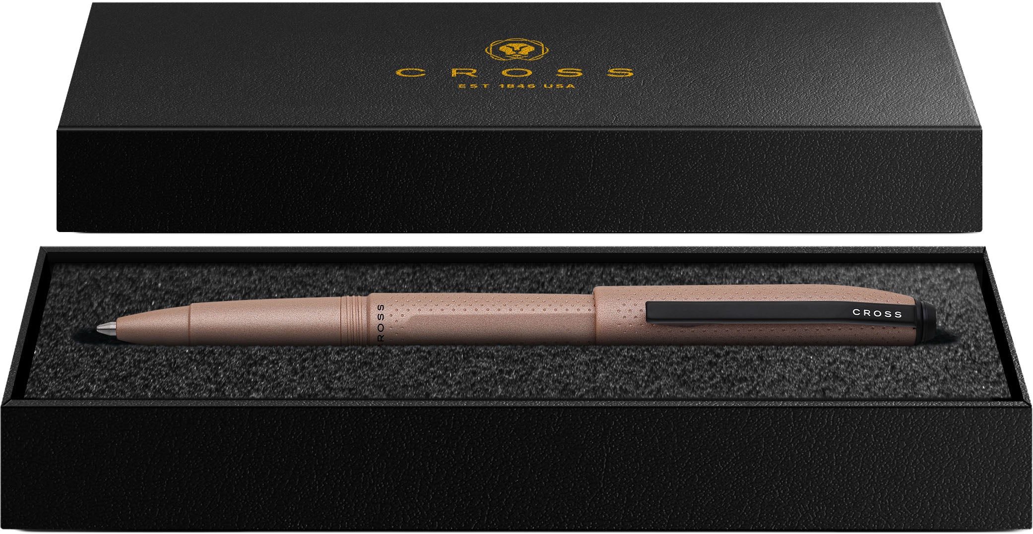 Cross Prism Mocha Resin with Polished Black Appointments Rollerball Pen