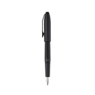 Cross Prism Obsidian Black Resin with Polished Black Appointments and Stainless Steel Fine Nib Fountain Pen