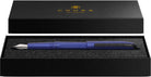 Cross Prism Deep Sea Blue Resin with Polished Black Appointments and Stainless Steel Medium Nib Fountain Pen