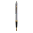 Cross Foundry Polished Chrome with PVD Gold Appointments Medium Nib Fountain Pen