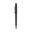 Cross Foundry Matte Black Lacquer with PVD Black Appointments Medium Nib Fountain Pen