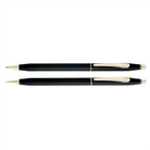 Cross Classic Century Classic Black with 23KT Gold-Plated Appointments Ballpoint and 0.7mm Pencil Set
