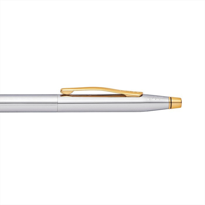 Cross Classic Century Medalist Chrome with 23KT Gold-Plated Appointments Ballpoint Pen and 0.7mm Pencil Set