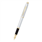 Cross Century II Medalist Polished Chrome with 23KT Gold-Plated Appointments and 23KT Gold-Plated Fine Nib Fountain Pen