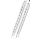 Cross Classic Century Lustrous Chrome with Polished Chrome Appointments Ballpoint Pen and 0.7mm Pencil Set