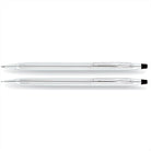 Cross Classic Century Lustrous Chrome with Polished Chrome Appointments Ballpoint Pen and 0.7mm Pencil Set