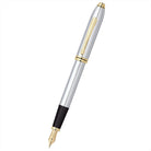 Cross Townsend Medalist Polished Chrome with 23KT Gold-Plated Appointments and 23KT Gold-Plated Fine Nib Fountain Pen