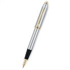 Cross Townsend Medalist Polished Chrome with 23KT Gold-Plated Appointments and 23KT Gold-Plated Medium Nib Fountain Pen