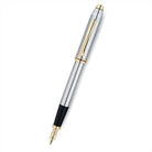 Cross Townsend Medalist Polished Chrome with 23KT Gold-Plated Appointments and 23KT Gold-Plated Medium Nib Fountain Pen