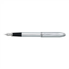 Cross Townsend Lustrous Chrome with Polished Chrome Appointments and Stainless Steel Fine Nib Fountain Pen