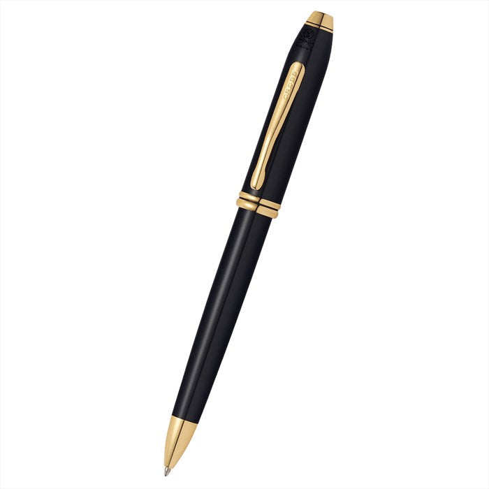 Cross Townsend Classic Black Lacquer with Gold Appointments Ballpoint Pen