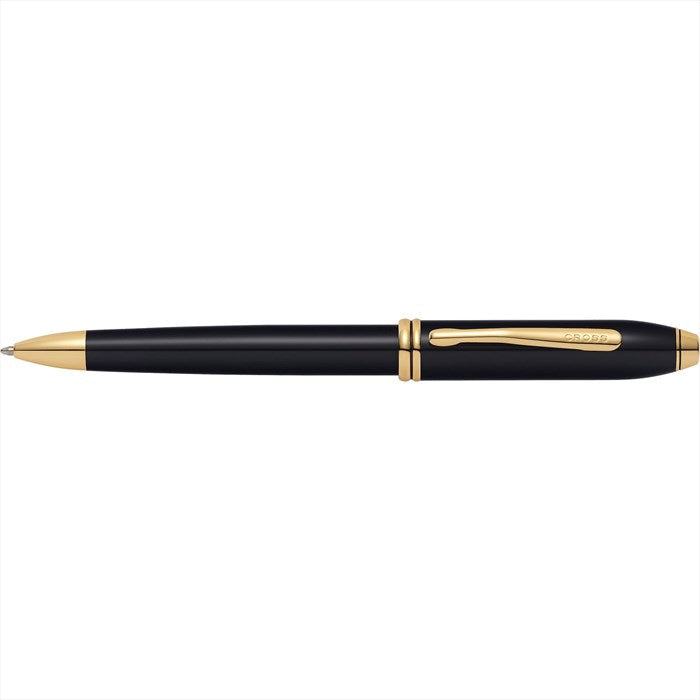 Cross Townsend Classic Black Lacquer with Gold Appointments Ballpoint Pen