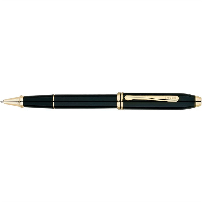 Cross Townsend Classic Black Lacquer with Gold Appointments Rollerball Pen