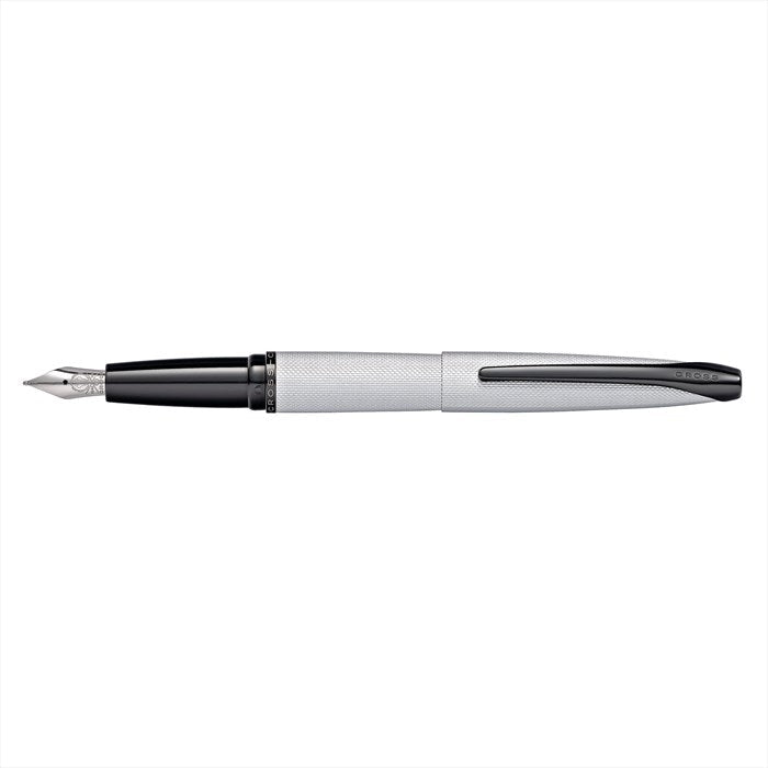 Cross ATX Brushed Chrome Fountain Pen - Medium