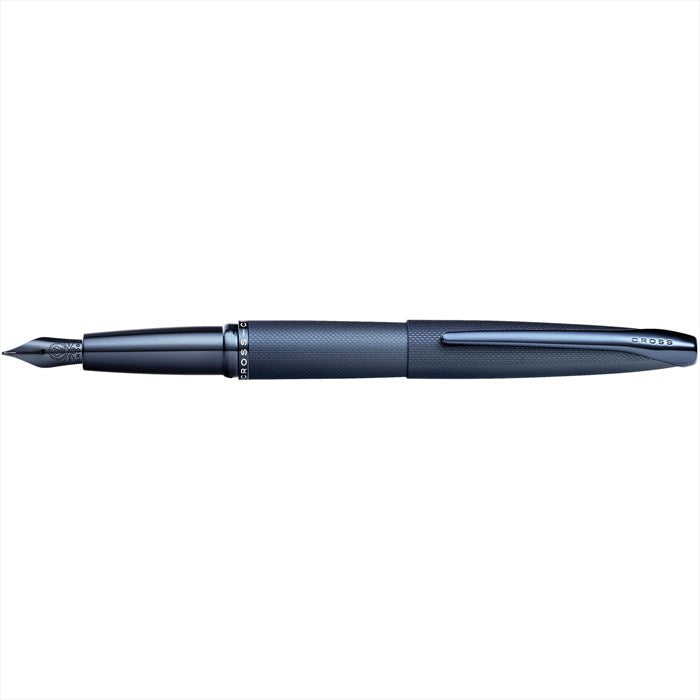 Cross ATX Sandblasted Dark Blue Fountain Pen - Fine