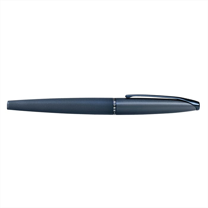 Cross ATX Sandblasted Dark Blue Fountain Pen - Medium