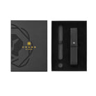 Cross Classic Black Magnetic Saffiano Leather Single Pen Case + Empty Pen Slot Gift Set Bundle