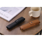 Cross Classic Century Lustrous Chrome Ballpoint Pen with Mocha Magnetic Saffiano Leather Single Pen Case Gift Set Bundle