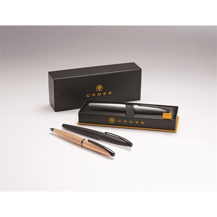 Cross ATX Brushed Black Ballpoint Pen