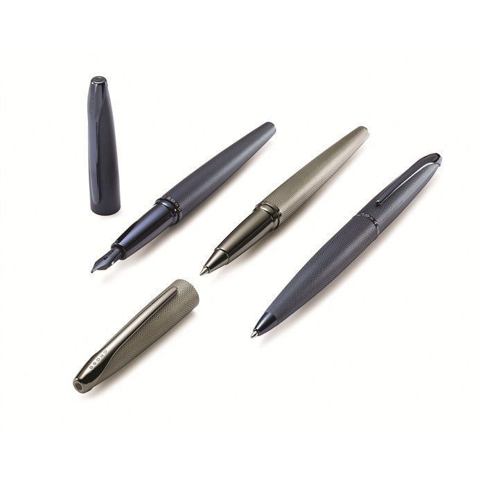 Cross ATX Brushed Black Fountain Pen - Medium