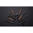 Tom Hessin Revolution Collection Charcoal Ballpoint Pen with Wooden Barrel & Gunmetal Trim