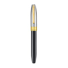 Sheaffer Legacy 9065 Glossy Black and Chrome Bi-color Fountain Pen with 14K PVD Gold-Plated, Stainless Steel Inlaid Nib and Trims (Fine)