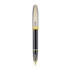 Sheaffer Legacy 9065 Glossy Black and Chrome Bi-color Fountain Pen with 14K PVD Gold-Plated, Stainless Steel Inlaid Nib and Trims (Medium)