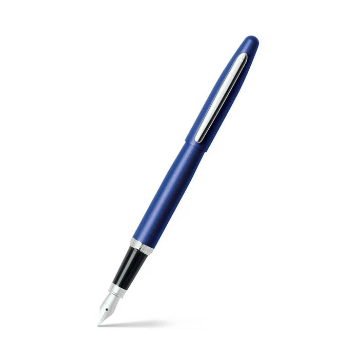 Sheaffer VFM E9401 Neon Blue With Chrome Plated Trims Fountain Pen Medium