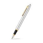 Sheaffer VFM E9422 Polished Chrome With Gold Plated Trims Fountain Pen Medium
