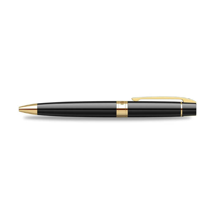 Sheaffer 300 E9325 Glossy Black With Gold Tone Trims Ballpoint Pen