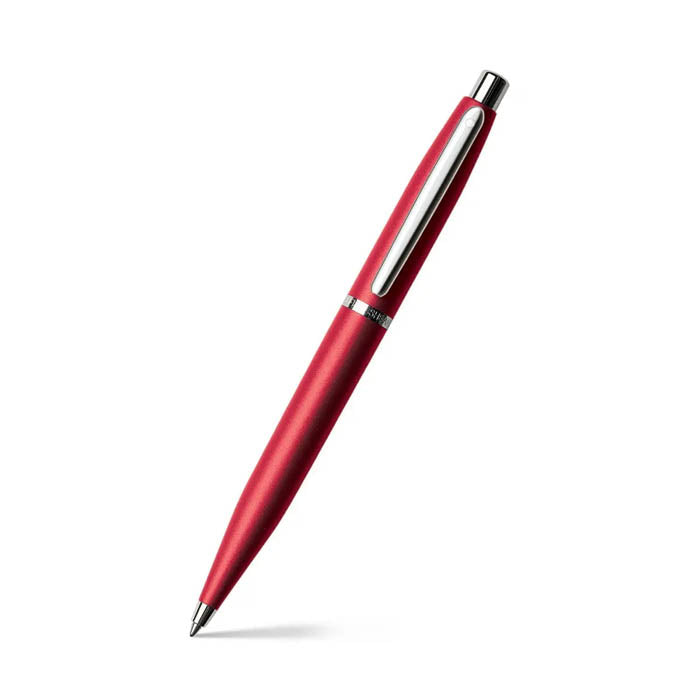 Sheaffer VFM E9403 Excessive Red With Chrome Plated Trims Ballpoint Pen