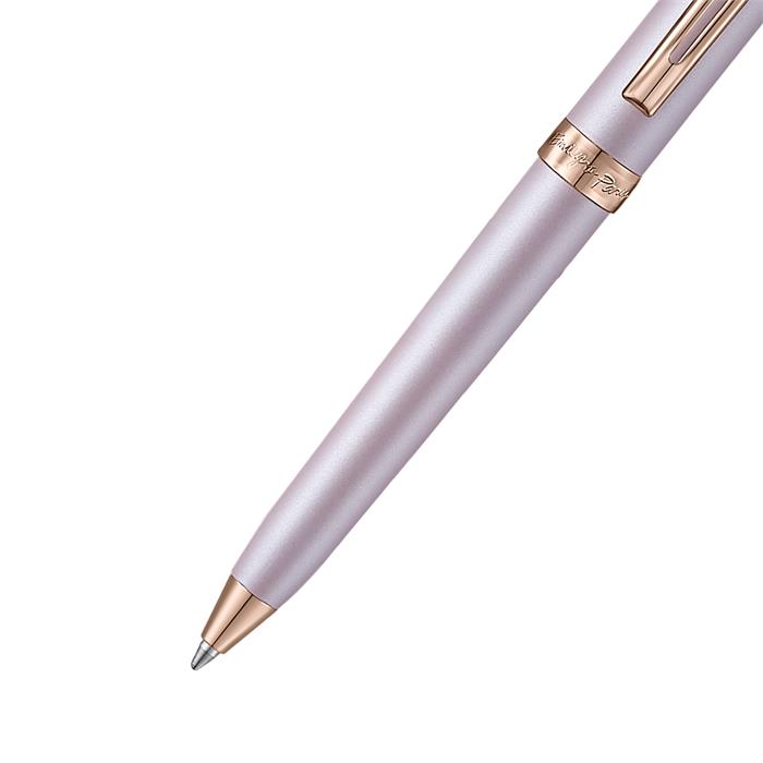 Sheaffer Prelude Mini Emily in Paris 9810 Pastel Pink and PVD Rose Gold Trims with Heart Emblem and Swarovski Crystal Ballpoint Pen