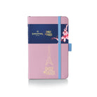 Sheaffer Sentinel Emily in Paris Gift Set E321 Pink Matte Finish Ballpoint Pen with Chrome Trims and Small Hardbound Notebook