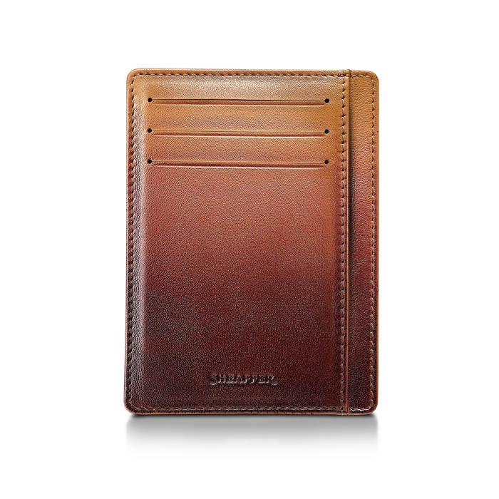 Sheaffer 100 Coffee Ballpoint Pen & Coffee Credit Card Holder Gift Set