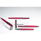 Tom Hessin Rebel Collection Jewellers Rouge Fountain Pen With Gunmetal Trim & PVD Black Medium Nib