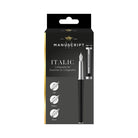 Hedley Matte Black & Chrome Trim - 3 Nib Calligraphy Set.