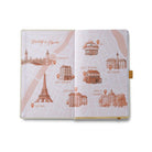 Sheaffer Emily in Paris Medium Notebook 90 GSM Ink Friendly with Embossed Eiffel Tower - Beige