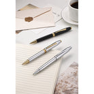 Cross Foundry Glossy Black Lacquer with PVD Gold Appointments Ballpoint Pen