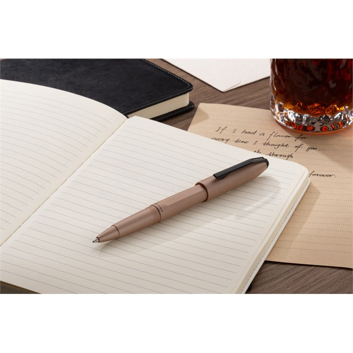 Cross Prism Mocha Resin with Polished Black Appointments Jumbo Ballpoint Pen
