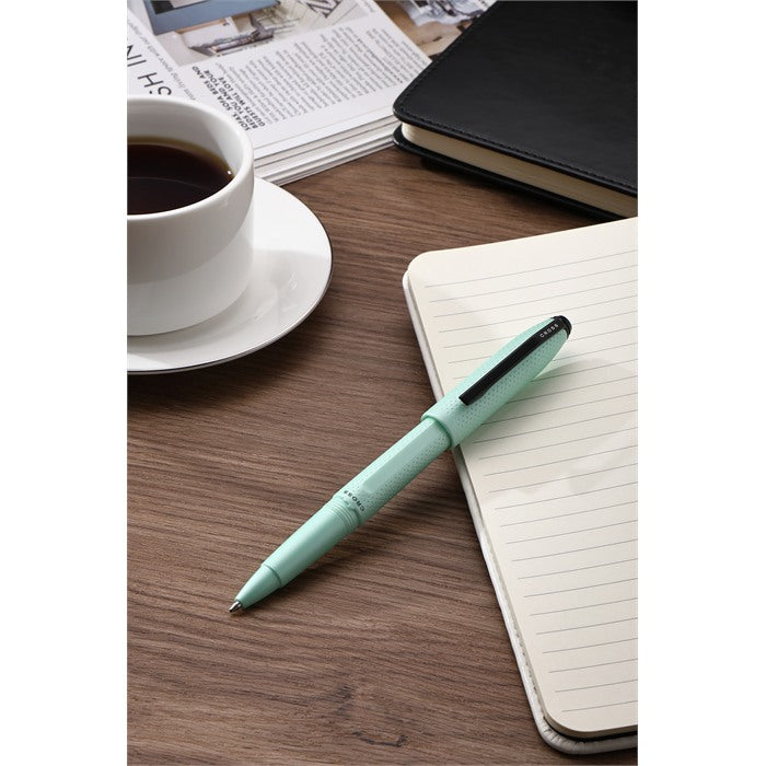 Cross Prism Seafoam Resin with Polished Black Appointments Jumbo Ballpoint Pen