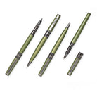 Tom Hessin Rebel Collection Garrison Green Fountain Pen With Gunmetal Trim & PVD Black Fine Nib