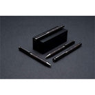 Tom Hessin Revolution Collection Charcoal Fountain Pen With Wooden Barrel, Gunmetal Trim & PVD Extra Fine Nib